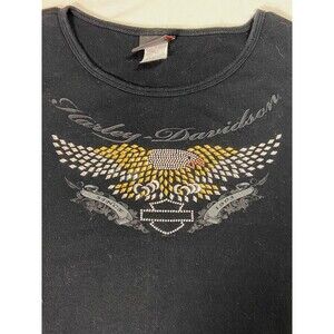 Vintage‎ Harley Davidson Battlefield Gettysburg, PA Women's Shirt